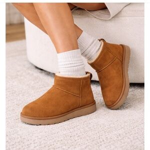 🔥NEW 🔥Koolaburra by UGG Koola Mini Boots Chestnut sz10 Price Firm!